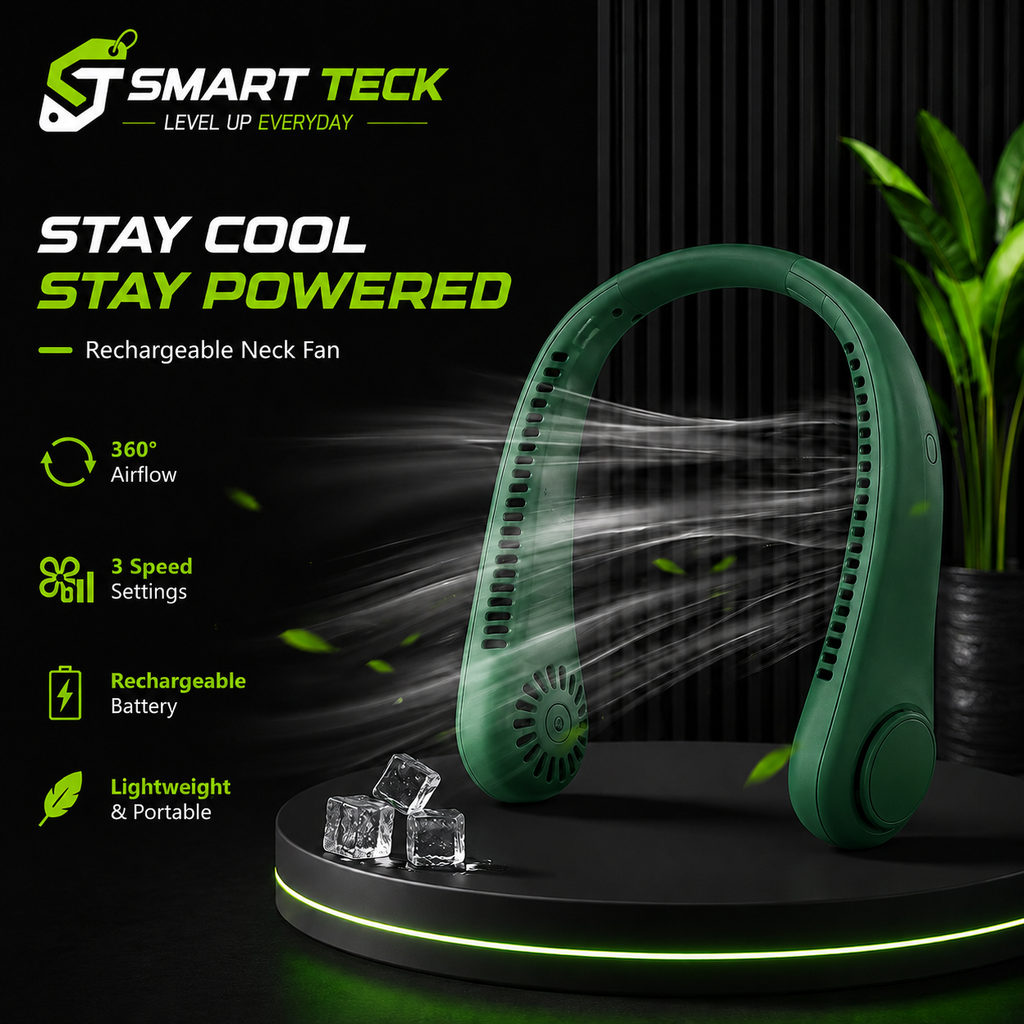 Rechargeable Bladeless Neck Fan