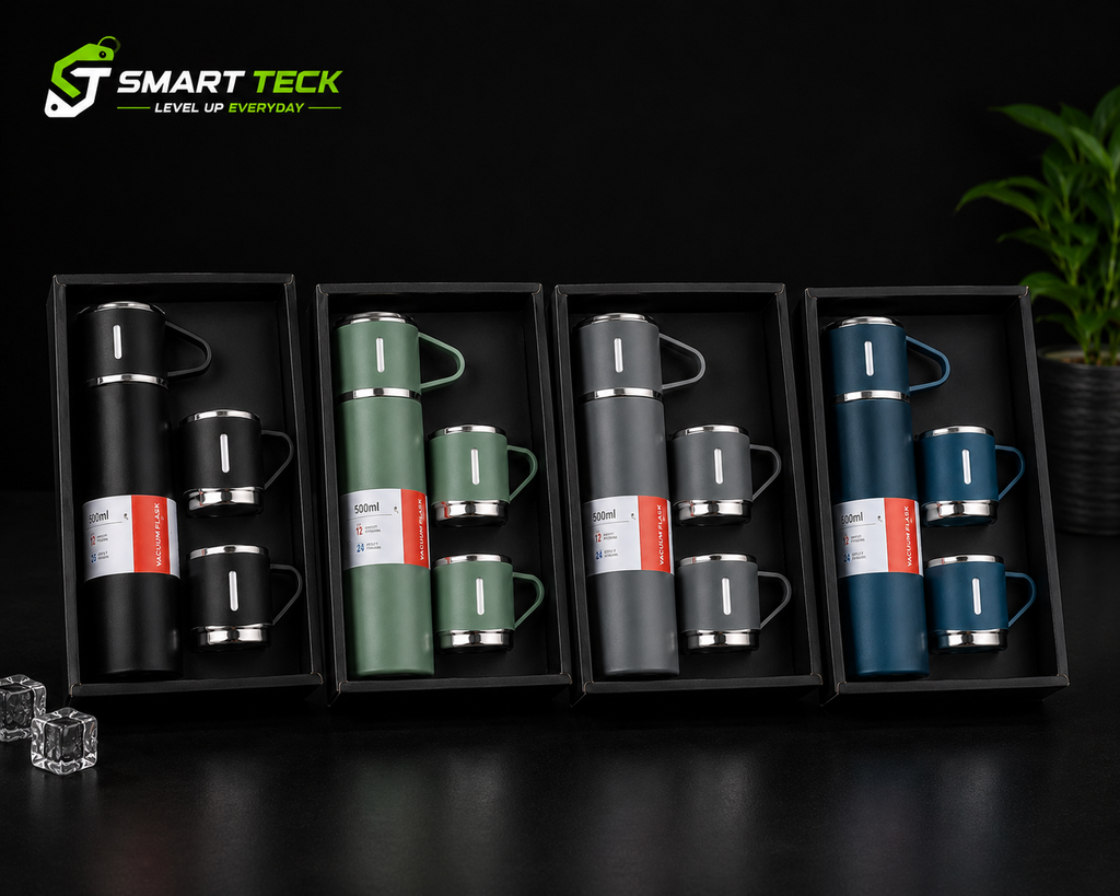 3-in-1 Vacuum Flask Set (500ml)