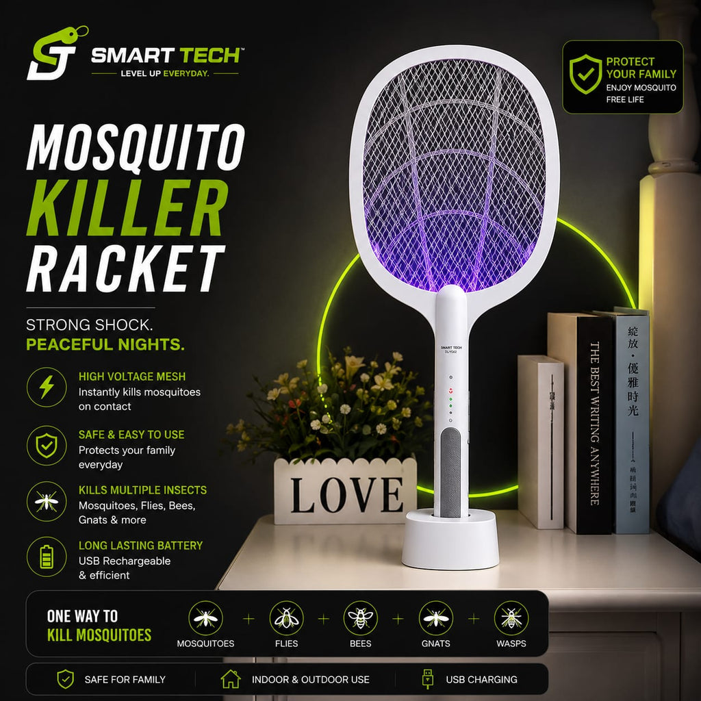 Rechargeable Mosquito Killer Racket